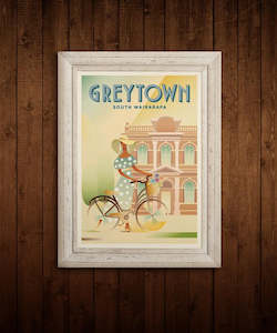 Limited Edition Art Prints: A SPOT OF SHOPPING - Greytown - Blackwell Press Exclusive