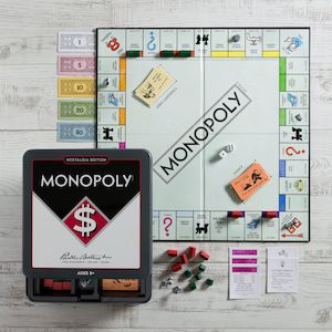 Games: Monopoly Game  - Nostalgia Tin Edition