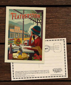 A Romantic Read Postcard - Featherston - Blackwell Press Exclusive