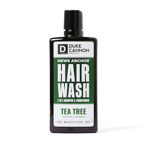 Duke Cannon News Anchor 2-in-1 Hair Wash - Tea Tree