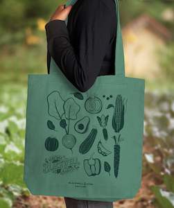 Blackwell Heritage Harvest Tote Bag - Green on Sage