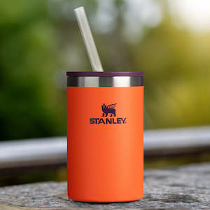 Drinkware And Dishware: Stanley Everyday Can Cooler Cup - Tigerlily Plum