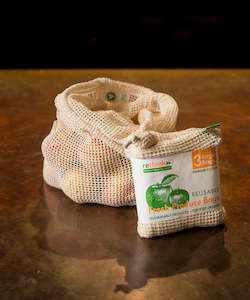 Organic Produce Bags - 3 Large Bags