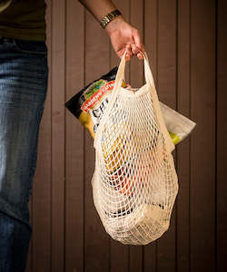 Eco: Organic Cotton Reusable String Bag