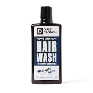 Duke Cannon News Anchor 2-in-1 Hair Wash - Midnight Swim