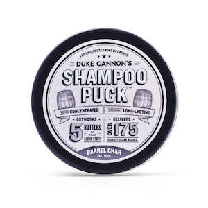 Duke Cannon Hair Care: Duke Cannon Shampoo Puck - Barrel Char No. 004