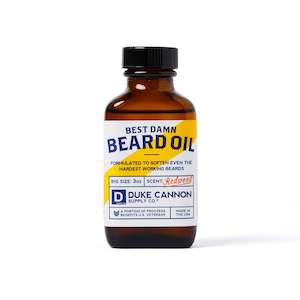 Duke Cannon Best Damn Beard Oil