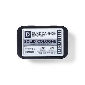 Duke Cannon Solid Cologne - Vetiver and Oakmoss