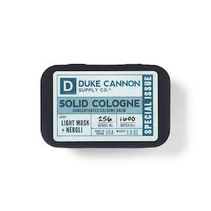 Duke Cannon Solid Cologne - Light Musk and Neroli