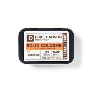 Duke Cannon Odour Warfare: Duke Cannon Solid Cologne - Birchwood