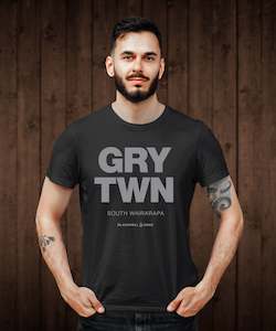 Greytown Patriot GRYTWN Tee Shirt - Black NEW