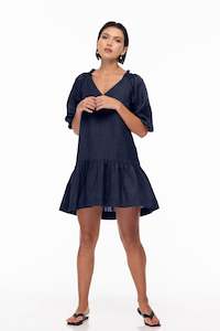 Keep Every Promise Mini Dress -  Navy