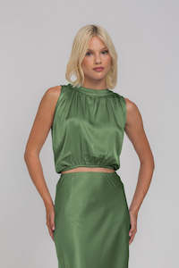 Holiday Collection: Exuberance Top - Dried Mint