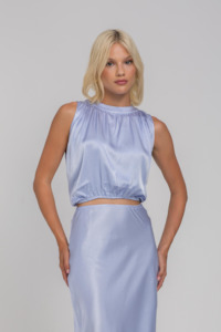 Holiday Collection: Exuberance Top -  Blueberry Bliss