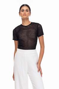 Easy Tee - Black Lace