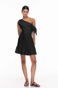 The Summer Weekend Edit: Dhalia Mini Dress - Black