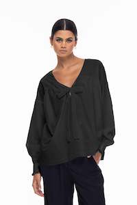 Summer Cotton: Shine Bright Top - Black