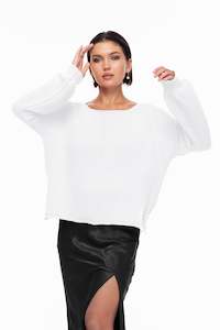 Close Sweater - White