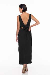 A Walk to Remember Dress - Black Satin