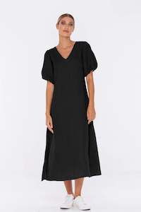 Last Chance: Vallis Dress - Black