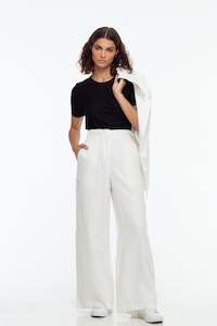 Summer Whites: Venice Pant - Ivory