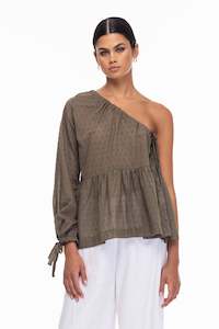 Pre Order New: Tammy Top - Dusty Khaki