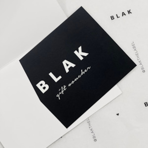 BLAK Physical Gift Voucher