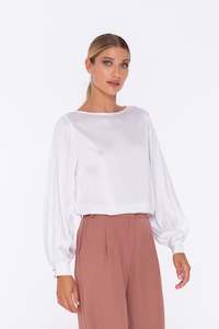 Martena Top - White