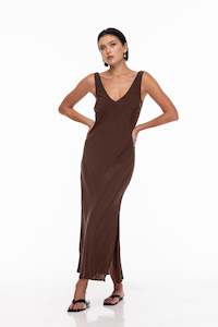 Summer Event Edit: H25/50739 Alexandria Dress - Chocolate