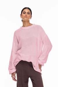 Knitwear 2: Open My Heart Jumper - Adore Pink