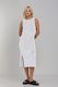 Rising Star Tank Dress -  White