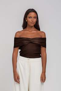 Butterfly Feelings Top -  Chocolate