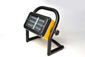 ATEX Zone 1 Rated, LED Compact Floodlight - 2000 Lumens - Rechargeable