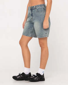 Clothing: Rusty High Volume 18" Denim Shorts - Sum24