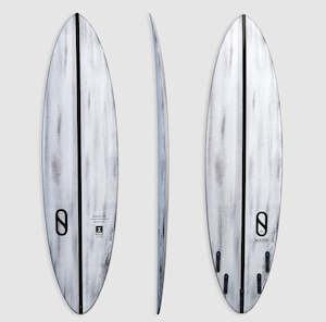 Slater Designs 7'4 Boss Up Volcanic Surfboard