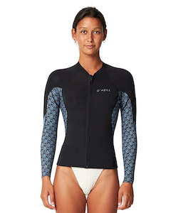 Clothing: O'Neill Bahia 1.5mm Full Zip Wetsuit Jacket - Sum24