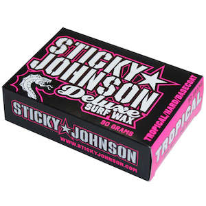 Sticky Johnson Pink/Tropical/Basecoat Surfboard Wax 24 Deg +