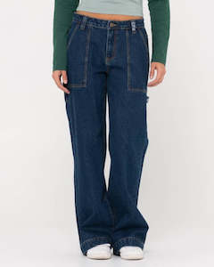 Clothing: Rusty Billie Low Wide Carpenter Pants - Win24