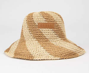 Rusty Sundae Swirl Straw Hat - Sum23