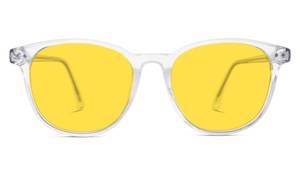 Sunglass: DayMax Billie Glasses - Crystal