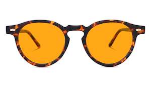 Sunglass: SunDown Oscar Blue Blocking Glasses - Tortoise - Readers