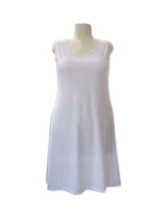 Womenswear: BASIC SLIP DRESS - White