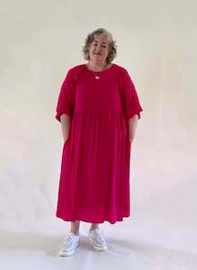 Womenswear: SOFT DREAMS DRESS - Hot Pink