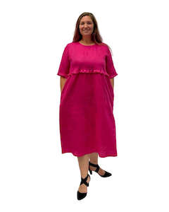 Womenswear: FRILLING & ABLE DRESS - Hot Pink