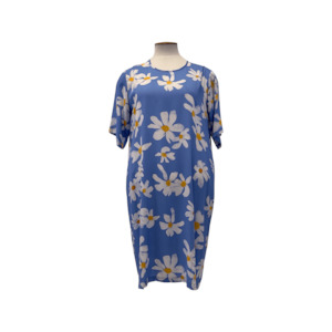 FRESH DAISY DRESS -Sky Blue