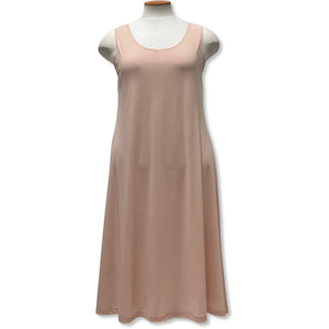 BASIC SLIP DRESS - Nude