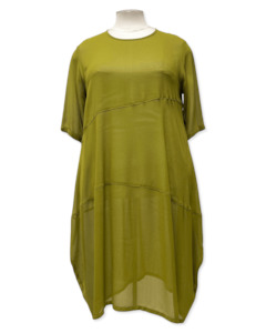 TAKE ME ANYWHERE DRESS - Chartreuse