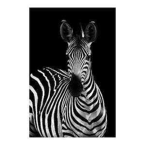 CROSSING ZEBRA GLASS ART