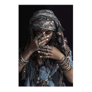 Vadoma Gypsy Silver Foil Print