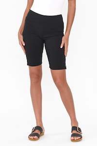 Womenswear: Marlo Black Side Split Shorts